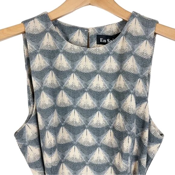 NWT En Saison Shelly Romper in Blue Natural - Picture 9 of 9